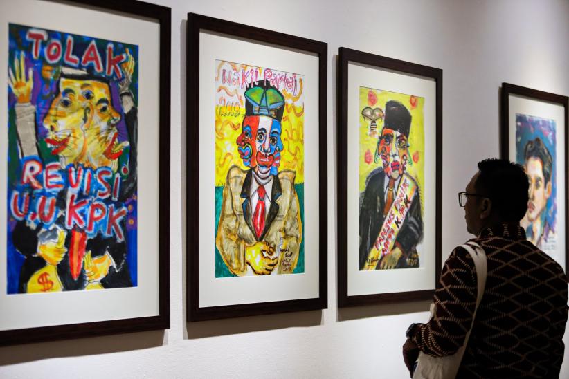 Pameran Lukisan Jejak Perlawanan Sang Presiden 2001 - Bagian 3