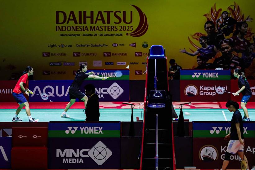 Pebulu Tangkis Dunia Latihan Jelang Indonesia Masters 2025 - Bagian 4