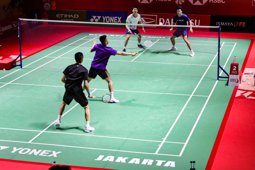 Pebulu Tangkis Dunia Latihan Jelang Indonesia Masters 2025 - Bagian 2