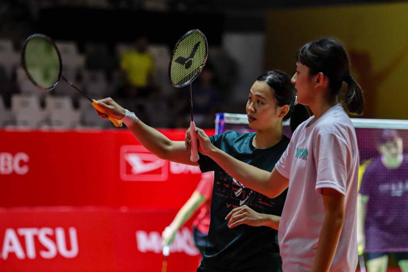 Pebulu Tangkis Dunia Latihan Jelang Indonesia Masters 2025 - Bagian 5