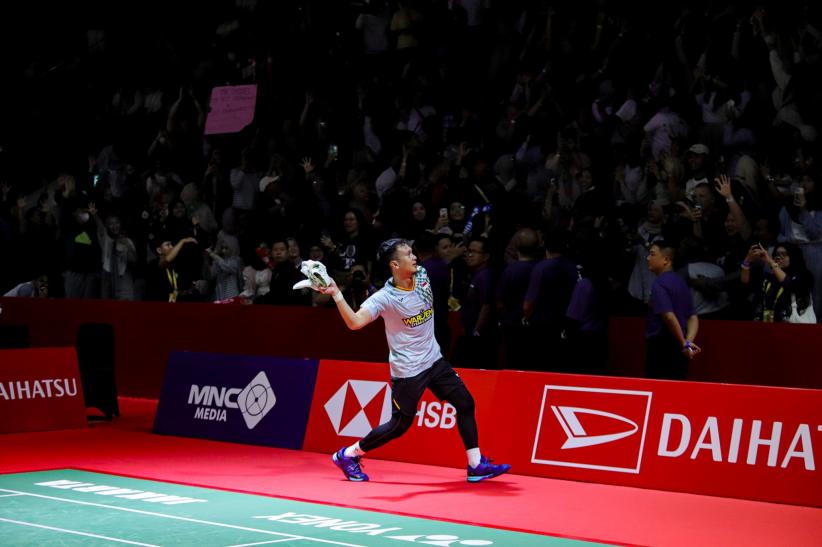 Ekspresi Ganda Putra Indonesia Ahsan-Hendra Resmi Pensiun dari Bulu Tangkis - Bagian 4