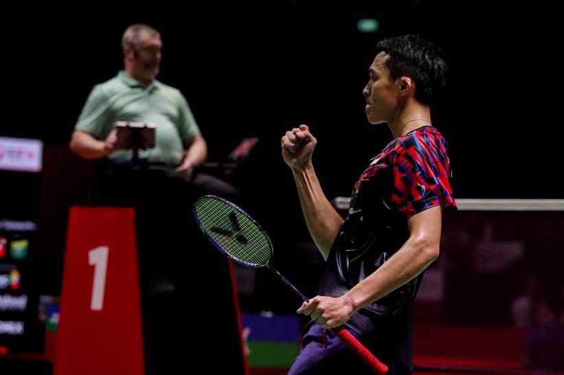 On Fire! Jonatan Christie Kalahkan Tunggal Putra China Taipei Su Li Yang - Bagian 2