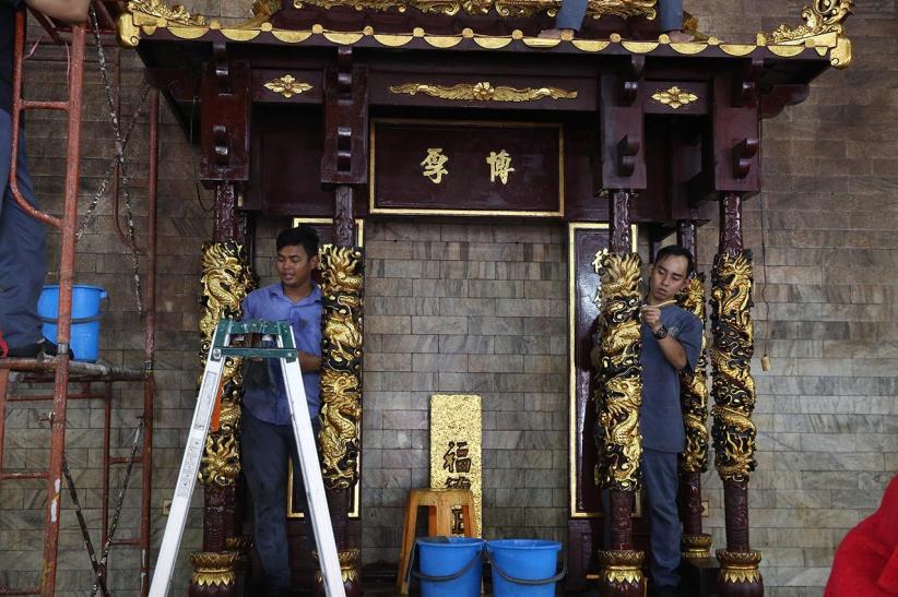 Ritual Bersih-Bersih Patung Dewa dan Vihara Amurva Bhumi Jakarta - Bagian 4