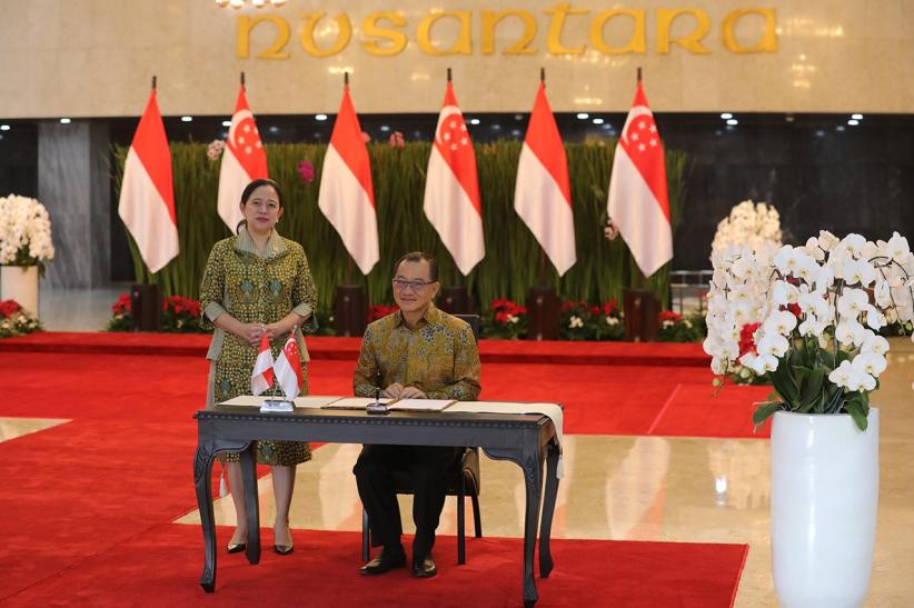 Ketua Parlemen Singapura Berkunjung ke DPR Disambut Puan Maharani - Bagian 5