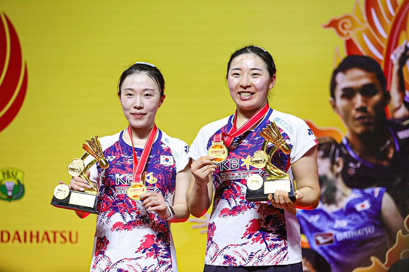 Ganda Putri Korsel Kim/Kong Juara Indonesia Masters 2025 - Bagian 3