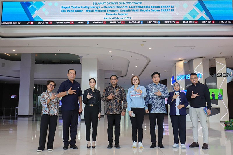 Angela Tanoesoedibjo Terima Kunjungan Menteri dan Wamen Ekonomi Kreatif di vozpublica Tower - Bagian 2
