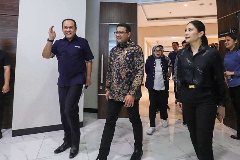 Angela Tanoesoedibjo Terima Kunjungan Menteri dan Wamen Ekonomi Kreatif di vozpublica Tower - Bagian 6