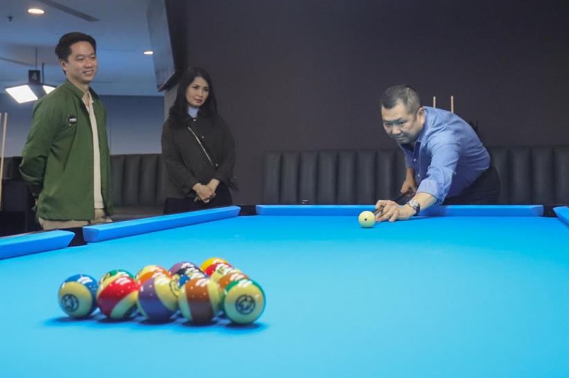 Ketum POBSI Hary Tanoesoedibjo Buka Pro Billiard Center - Bagian 1