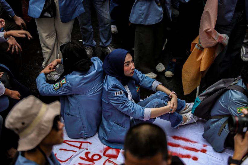 Aksi Indonesia Gelap, Ini Tuntutan Ribuan Mahasiswa  - Bagian 9