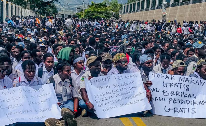 Demo Ribuan Siswa di Papua Tolak Makan Bergizi Gratis, Ini Respons Istana
