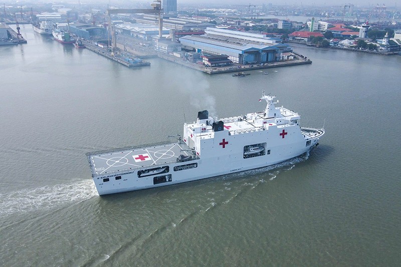 Penampakan Transformasi Kapal Perang Menjadi Rumah Sakit Canggih TNI AL - Bagian 1