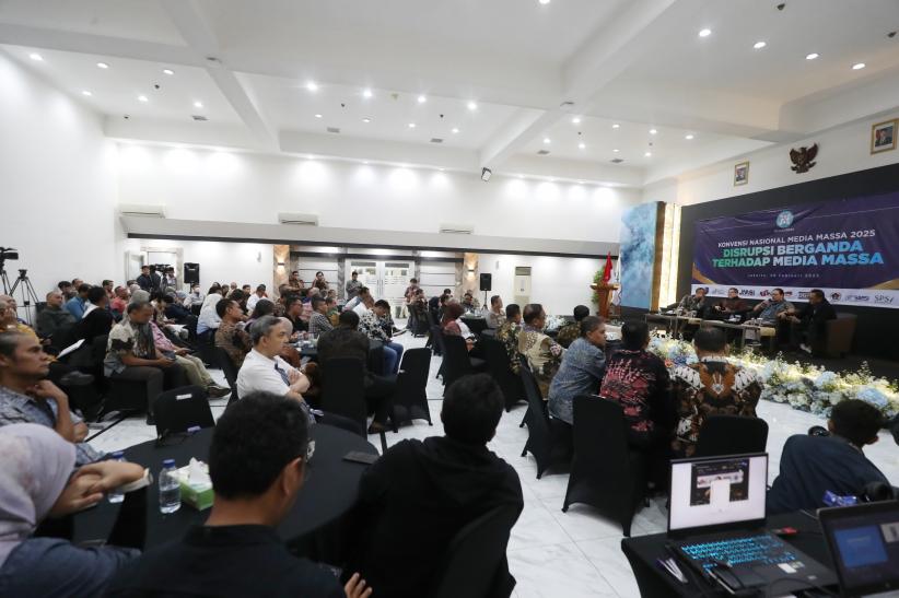 Hary Tanoesoedibjo Hadiri Konvensi Nasional Media Massa 2025 - Bagian 5