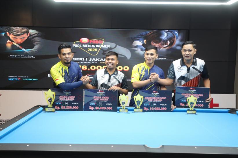 Hasil Final POBSI Pool Men & Women 2025: Jefry Zen Raih Gelar Juara - Bagian 5