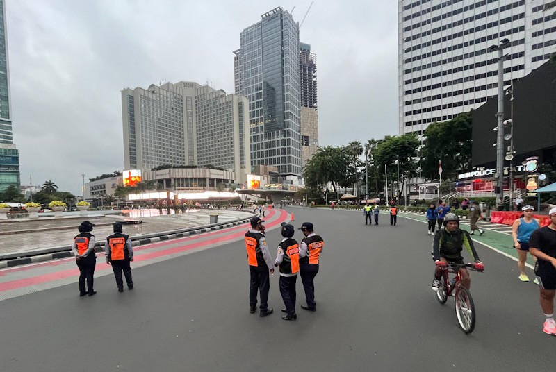 Mendung, Begini Suasana CFD Jakarta Jelang Ramadan - Bagian 3