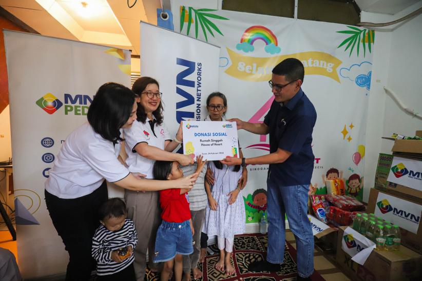 MVN dan MNC Peduli Berkolaborasi Bantu Rumah Singgah House of Heart - Bagian 1