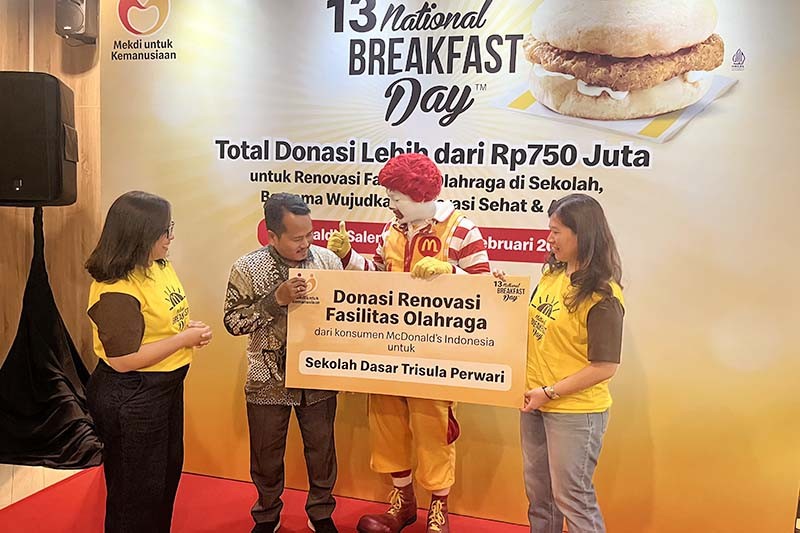 Donasi Rp750 Juta untuk Renovasi Fasilitas Olahraga Sekolah - Bagian 1