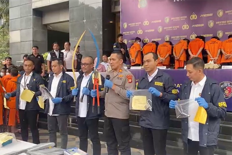 Tampang Pelaku Begal hingga Pembunuhan Ditangkap Polda Metro Jaya   - Bagian 1