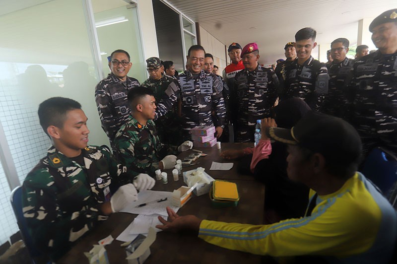 Didukung MNC Peduli, Koarmada RI Gelar Serbuan Bakti Kesehatan dan Bakti Sosial - Bagian 3