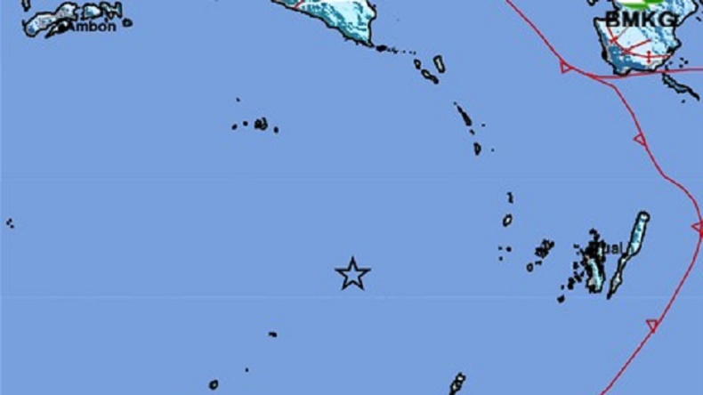Gempa Terkini Magnitudo 6,0 Guncang Banda Maluku, Terasa hingga Sorong