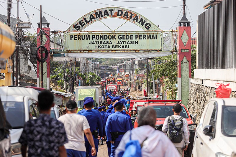 Banjir Setinggi 5 Meter Surut, Begini Kondisi Perumahan Pondok Gede Permai Bekasi - Bagian 7