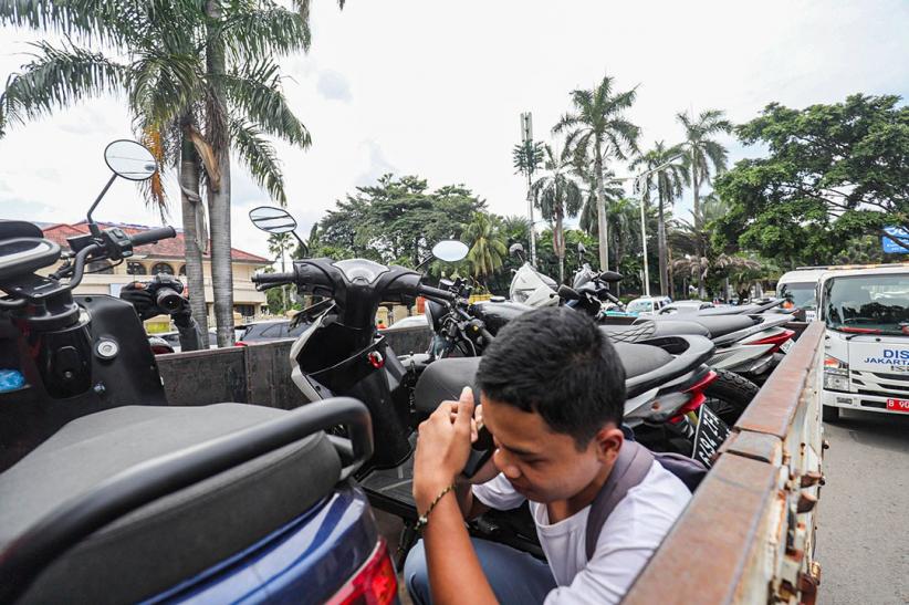 12 Motor Diangkut ke Truk Dishub Gegara Parkir Liar di Gandaria City dan Pondok Indah - Bagian 6