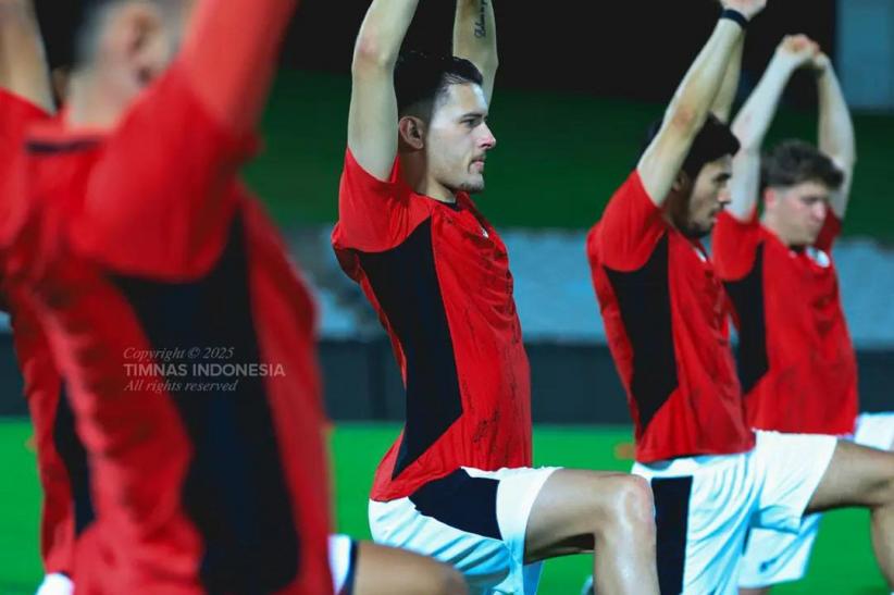 Komplet! Ini Foto-Foto Timnas Indonesia Latihan Perdana di Kandang Australia - Bagian 1