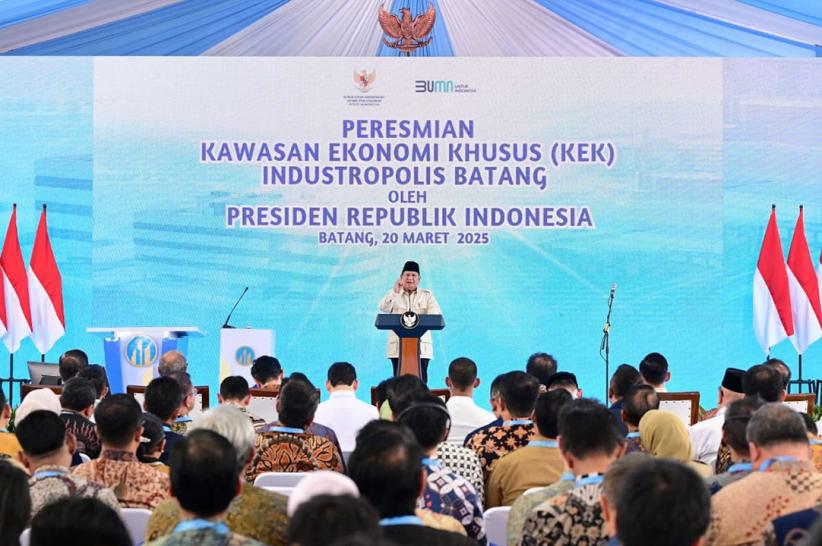 Presiden Prabowo Resmikan Kawasan Ekonomi Khusus Industropolis Batang - Bagian 2