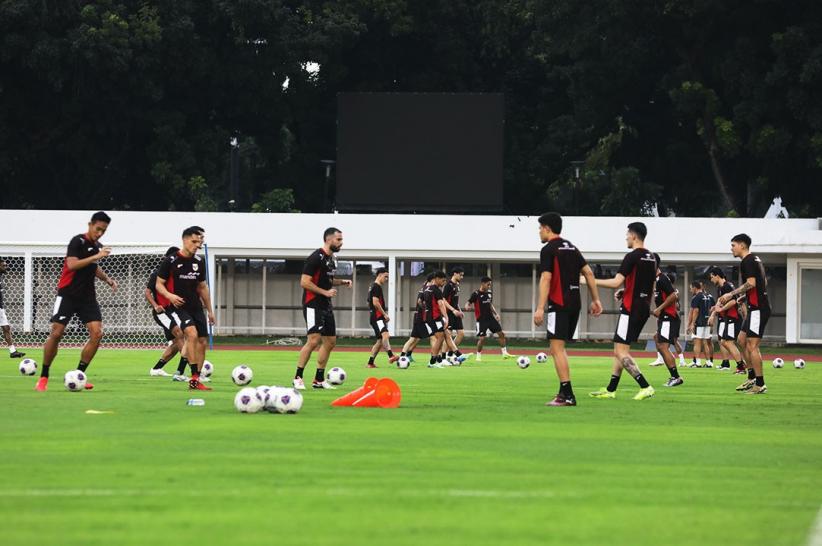Latihan Timnas Indonesia Latihan Jelang Lawan Bahrain, 3 Pemain Ini Absen  - Bagian 4
