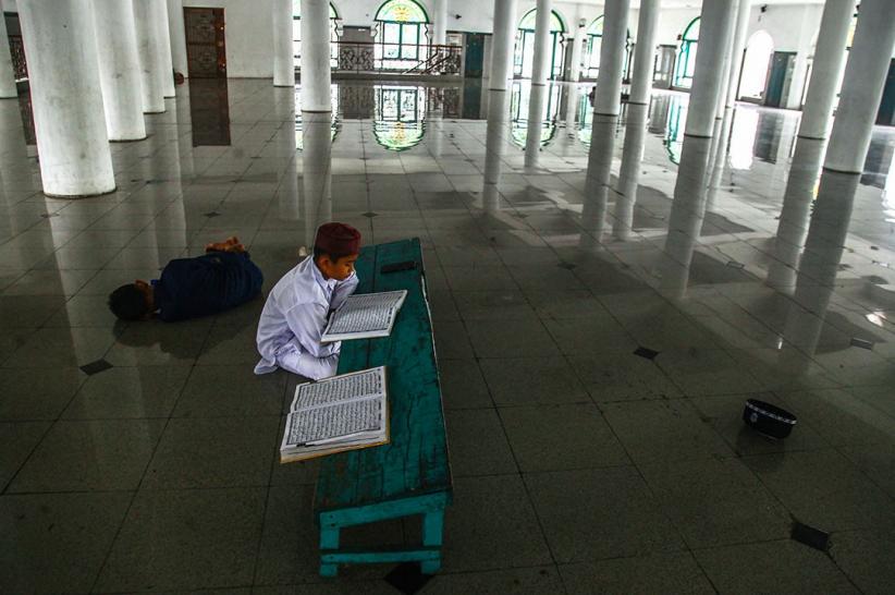 Potret Ratusan Warga Palembang Sehari Membaca Alquran 10 Juz - Bagian 4