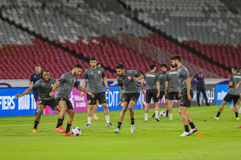 Timnas Bahrain Serius Berlatih untuk Hadapi Timnas Indonesia Besok - Bagian 1