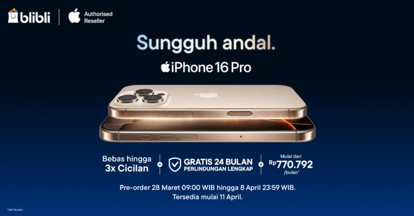 Siap Dibeli! Intip Berbagai Promo iPhone 16 Pro Max agar Lebih Hemat