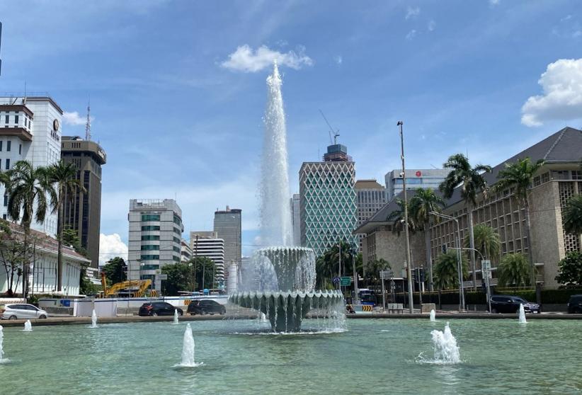 Penampakan Kota Jakarta Lengang dengan Langit Biru saat Ditinggal Pemudik - Bagian 2