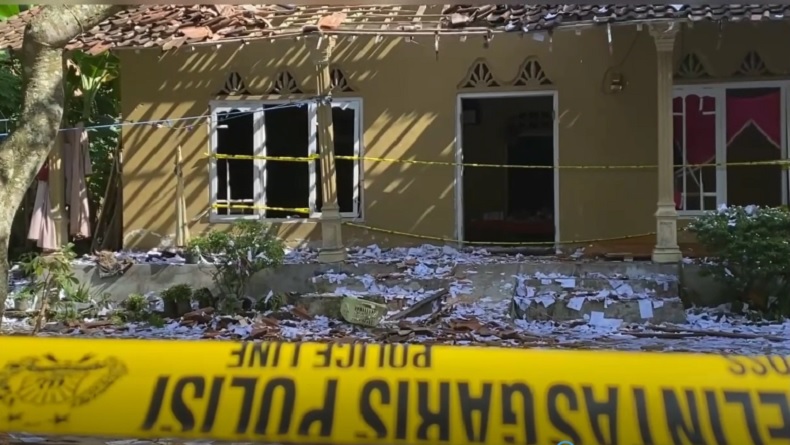 Ledakan Dahsyat di Blitar, 4 Anak Luka Parah 1 Rumah Rusak