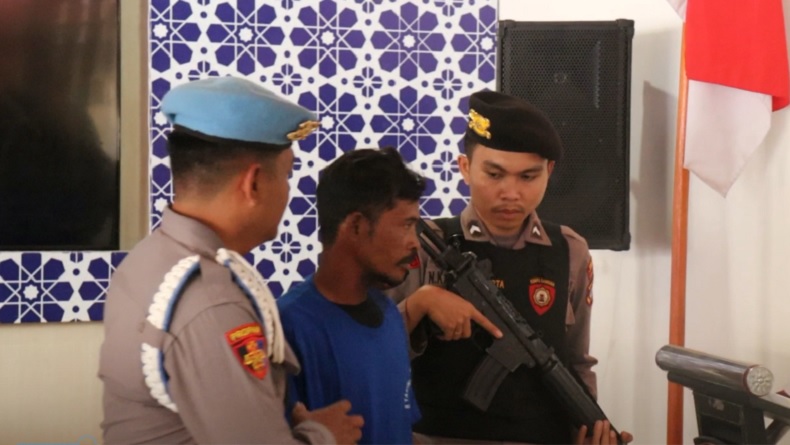 Kalap Istri Dibawa Kabur, Suami di Tanah Laut Tembak Pria hingga Tewas