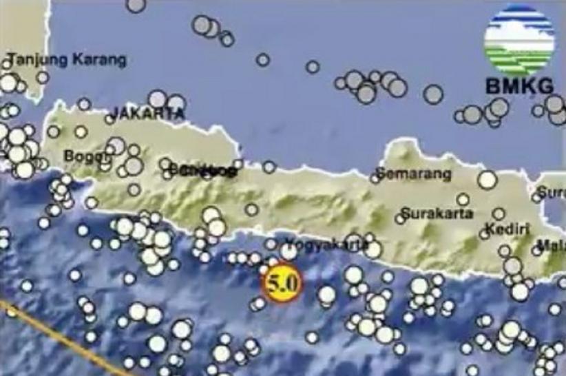 Gempa Terkini Magnitudo 5 Guncang Cilacap Jawa Tengah
