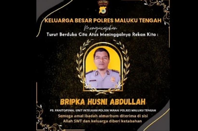 Polisi Gugur saat Lerai Bentrok Warga di Maluku Tengah Dapat Kenaikan Pangkat Luar Biasa