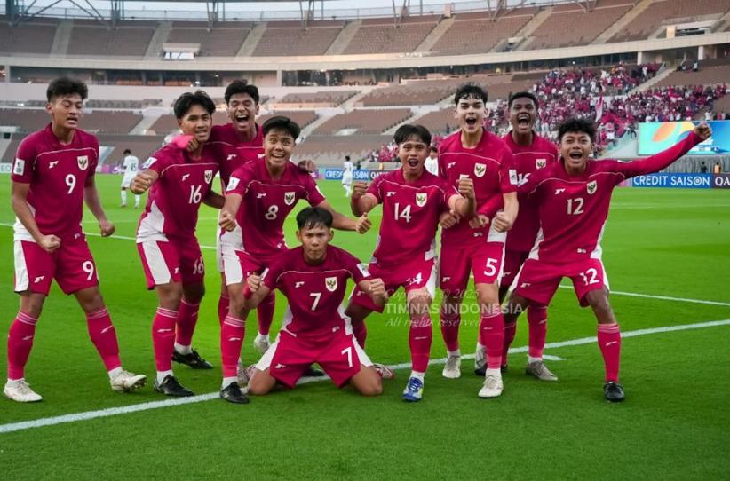 Selebrasi Timnas Indonesia U-17 Lolos Piala Dunia 2025 - Bagian 1