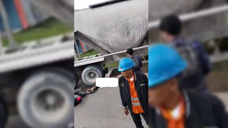 Kecelakaan Tragis di Pangkep, Ibu dan Anak Tewas Terlindas Truk Semen