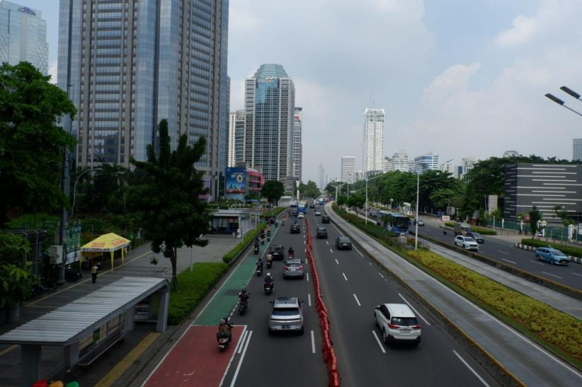 Suasana Lalu Lintas Jakarta pada Hari Pertama Kerja usai Libur Lebaran - Bagian 2