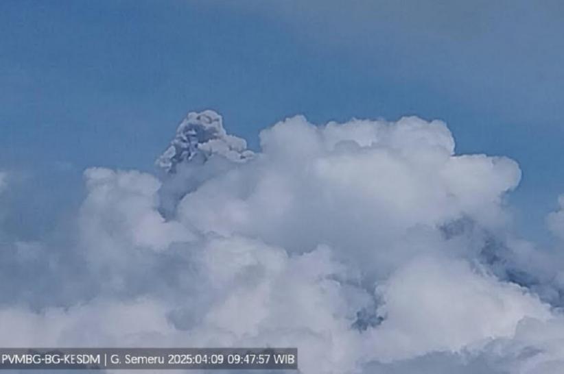 Gunung Semeru 6 Kali Erupsi Beruntun Hari Ini, Luncurkan Abu Vulkanis 700 Meter