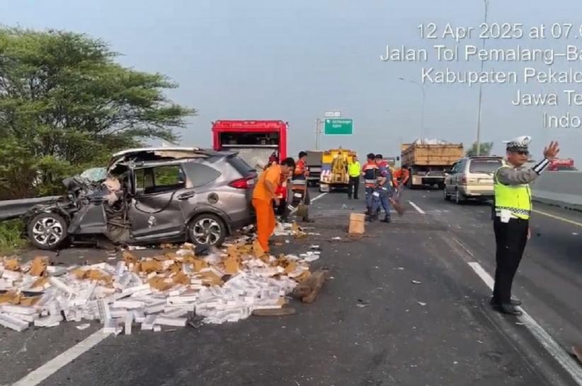 Identitas Korban Tewas Kecelakaan Bus dengan Mobil BRV di Tol Pekalongan, Warga Bogor