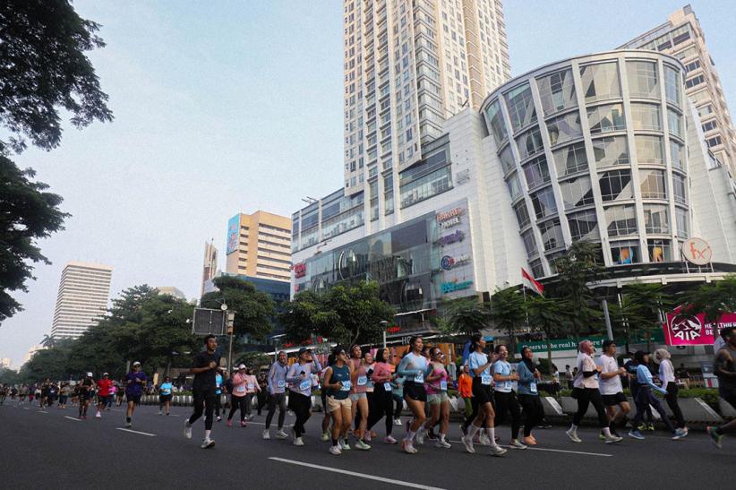 Suasana CFD Jakarta Dipadati Warga Setelah Libur Lebaran - Bagian 4