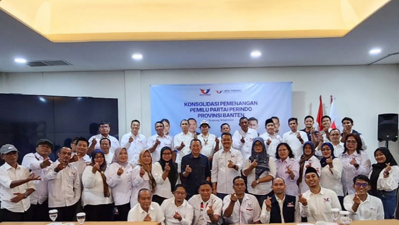 title Perindo Panaskan Mesin Politik, Konsolidasi Pemenangan Pemilu 2029 Dimulai dari Banten Perindo Panaskan Mesin Politik, Konsolidasi Pemenangan Pemilu 2029 Dimulai dari Banten