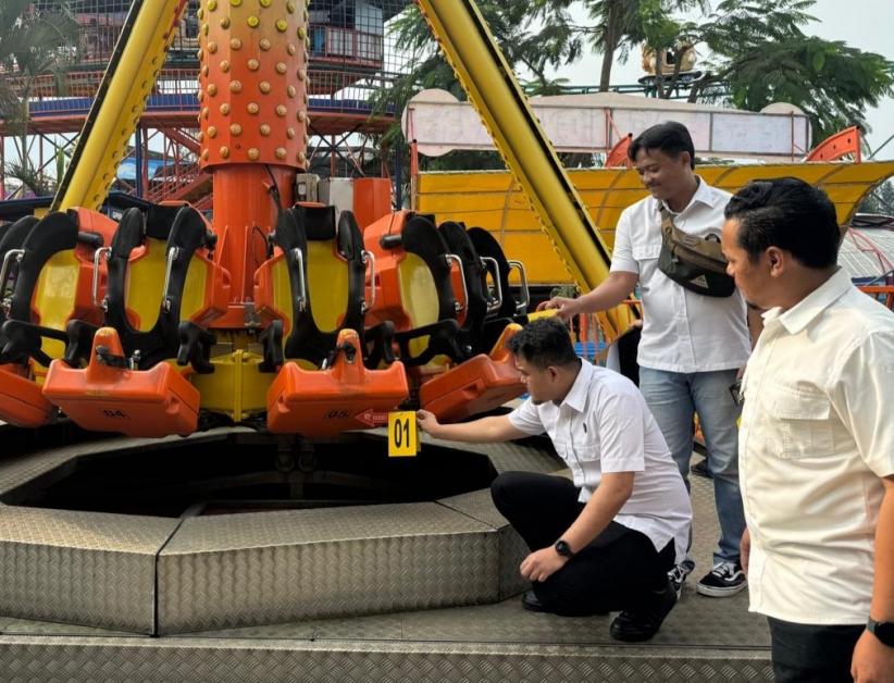 Polisi Selidiki Kasus Wisatawan Jatim Park Jatuh dari Wahana Pendulum