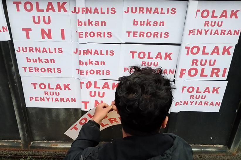 Aksi Solidaritas Kecam Kekerasan Oknum Aparat terhadap Jurnalis - Bagian 3