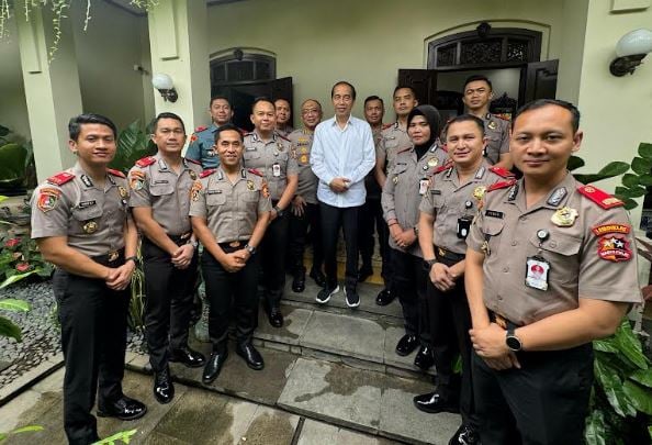Serdik Sespimmen Polri Temui Jokowi, Timba Ilmu Kepemimpinan hingga AI