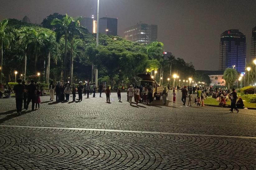 Lebaran Betawi 2025 Selesai, Begini Suasana di Monas - Bagian 3
