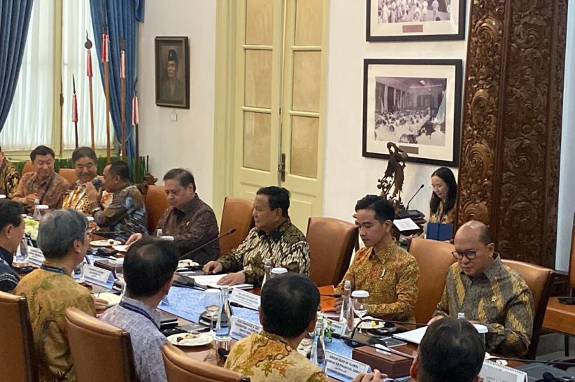 Presiden Prabowo bersama Wapres Gibran Sambut Delegasi Federasi Industri Korea - Bagian 3