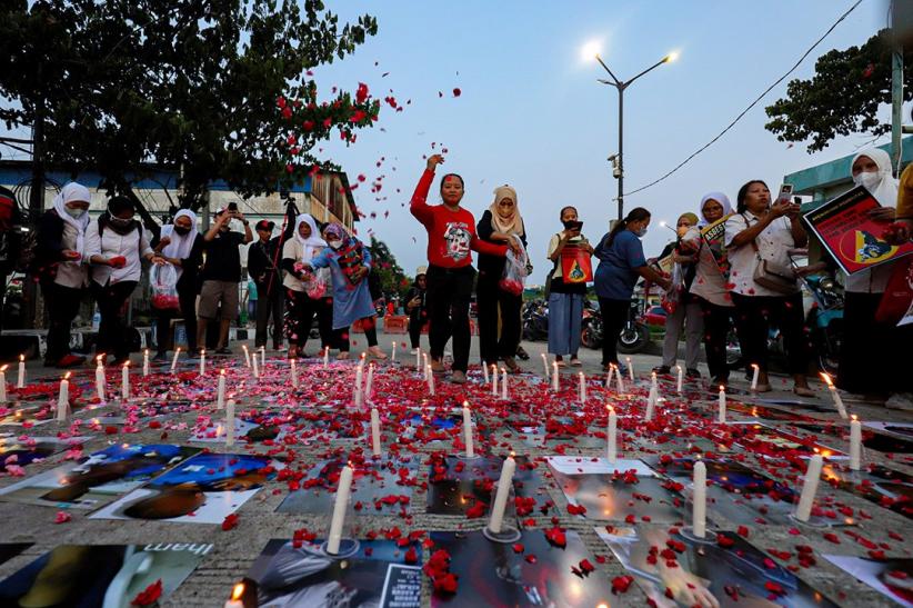 Aksi Buruh Peringati Hari Berkabung Internasional di KBN Cakung - Bagian 1