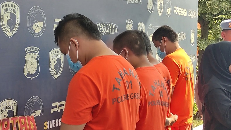 4 Anggota LSM Ditetapkan Tersangka Kasus Pengeroyokan Pemilik Rental Mobil di Gresik